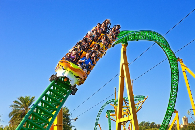 Image: Cheetah Hunt roller coaster